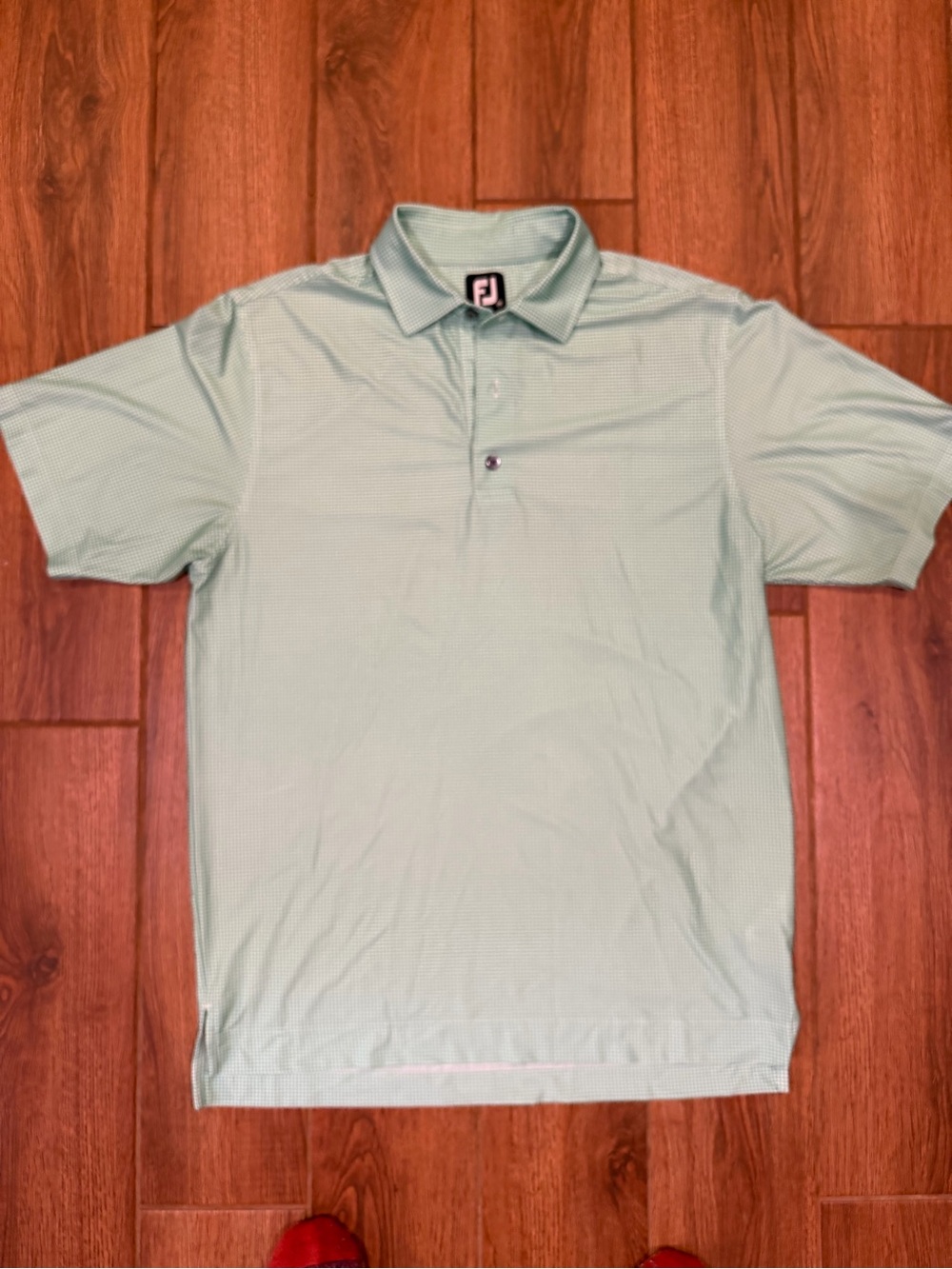 FootJoy Men's Green pattern Performance Polo / men’s medium